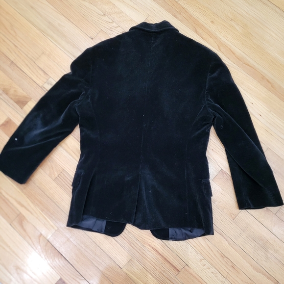 Vintage Polo by Ralph Lauren Men’s Corduroy Jacket Sport Coat Sz L Black - Picture 13 of 15